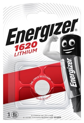 Energizer CR1620 3V Lithium Batteries x 1