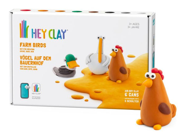 Hey Clay Farm Birds Set