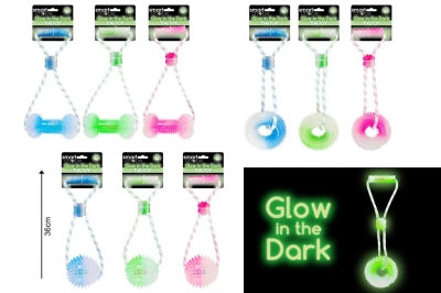 Glow In The Dark Tug Dog Toy