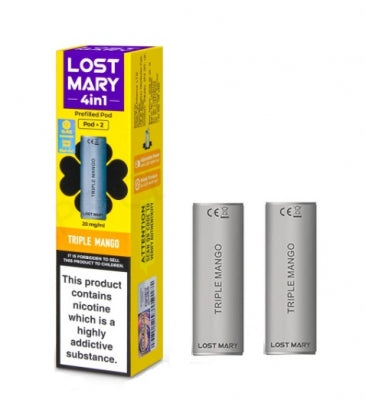 Lost Mary 4 In 1 Prefilled Vape Pod Triple mango