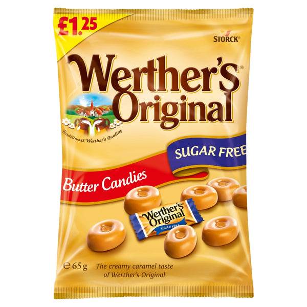 Werther's Original Sugar Free Butter Candies 65g Bag