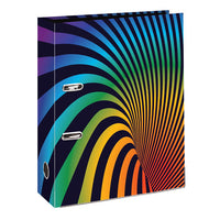 A4 Lever Arch Ring Binder Abstract Colours