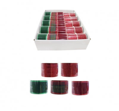 Ribbon 50Mm X 2.7M Red-Green