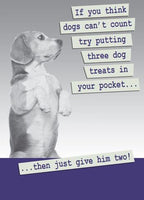 Birthday Greeting Card - Dog Treats