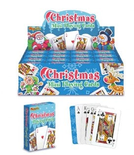 Christmas Mini Playing Cards 6x4cm