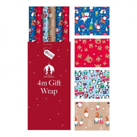 4M Roll Wrap - Christmas Kids Wrap 4m