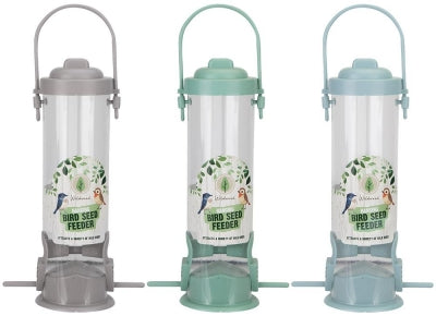 Green Hanging Bird Seed Feeder 23cm