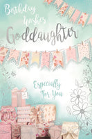 AURA C75  - GODDAUGHTER GREETING CARD