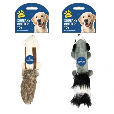 Squeaky Critter Dog Toy