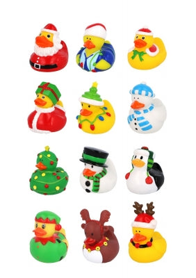 Mini Christmas Rubber Ducks (5cm)