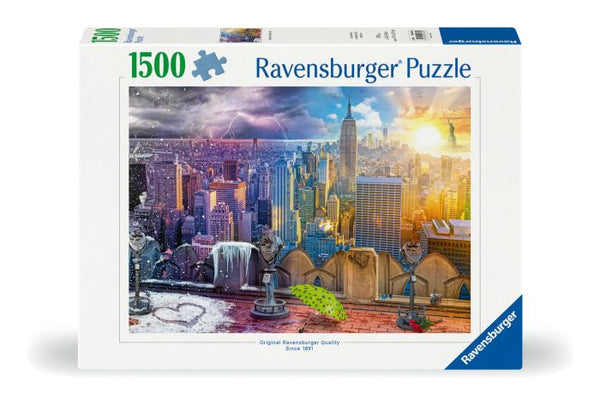 New York Summer and Winter 1500pcs Jigsaw Puzzle
