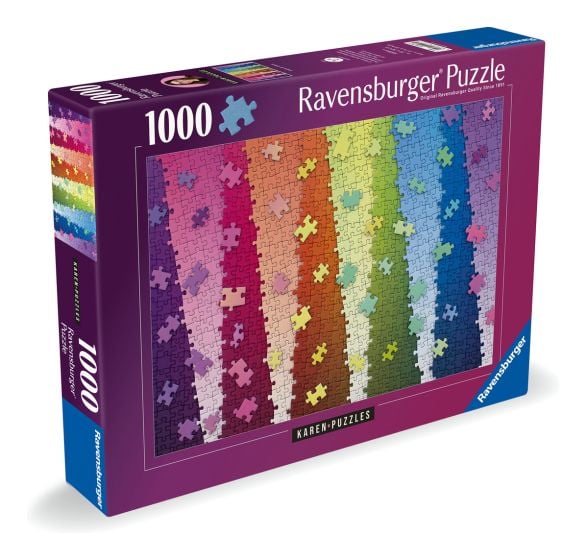 Colours on Colours, 1000pc Jigsaw Puzzle