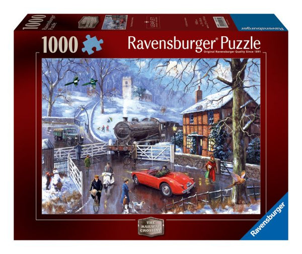 Railway Crossing, 1000pc jigsaw Puzzle