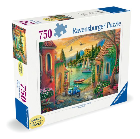 Villas by the Sea, 750pc Large Format  Jigsaw Puzzle