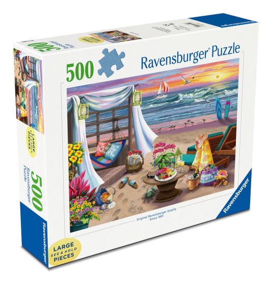 Cabana Retreat, 500pc Large Format  Jigsaw Puzzle