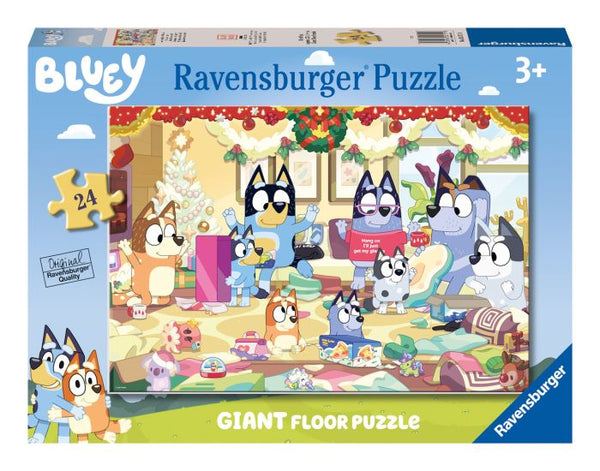 Bluey Christmas 24 Piece Giant Floor Puzzle