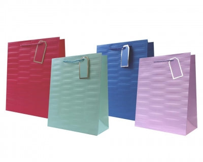 Embossed Bright Gift Bag Large 26 X 32 X 12