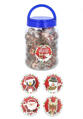 Christmas Bouncy Balls / Jet Balls (3.3cm)
