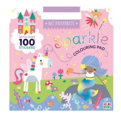 My Favourite Sparkle Colouring Pad & Stickers