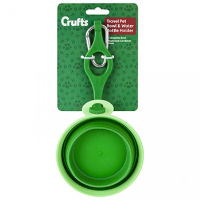 Crufts Travel Pet Bowl With Hook And Water Holder