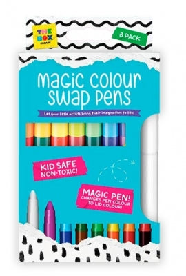 Magic Colour Swap Fibre Pens 8pk