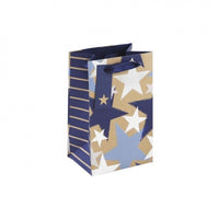 Kraft Blue Star Perfume Gift Bag