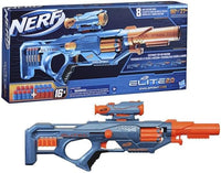 Hasbro Nerf Elite 2.0 Eaglepoint RD-8 Blaster - 8-Dart Drum, Detachable Scope and Barrel, 16 Nerf Darts, Bolt Action