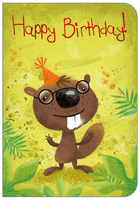 Happy Birthday Card -  Open Juvenile