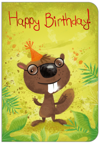 Happy Birthday Card -  Open Juvenile