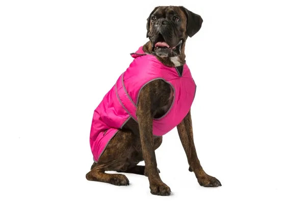 Muddy Paws Stormguard Fleece Lined Coat & Chest Protector pink XSmall