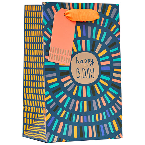 DESIGN BY VIOLET'S ULTRA VIOLET SMALL GIFT BAG - SUNBURST