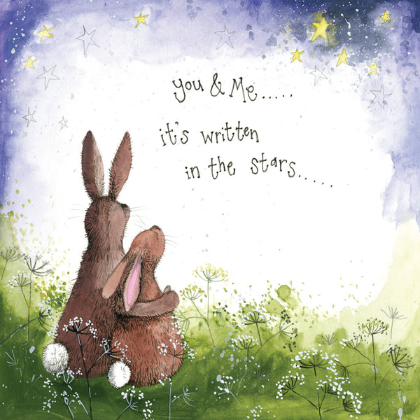 You, Me & The Stars Rabbit Card