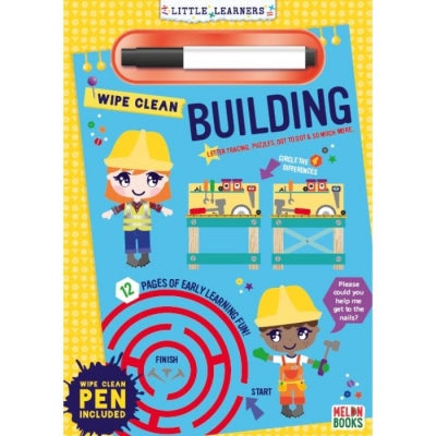 Building Wipe Clean Book with Pen