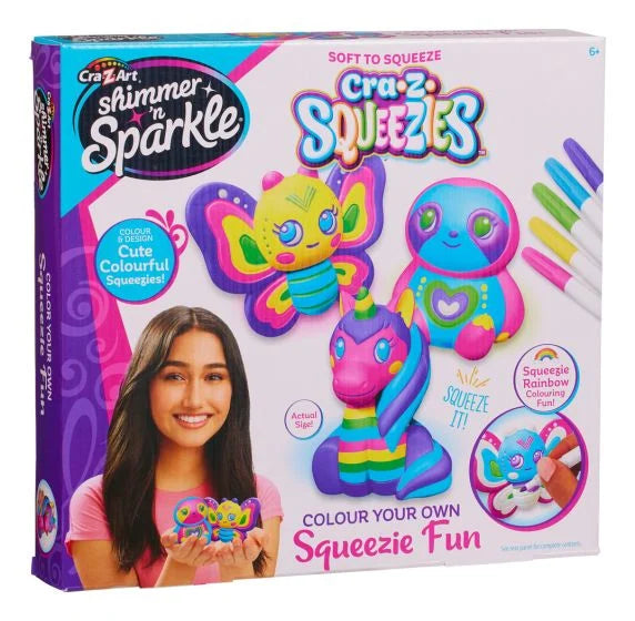 Shimmer 'n Sparkle Colour Your Own Squeezie Fun