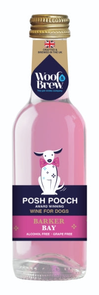 Posh Pooch Wine For Dogs Barker Bay Rose 250ml