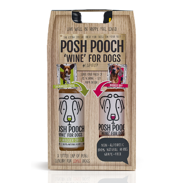 Posh Pooch Wine For Dogs Duo Pack 2x250ml