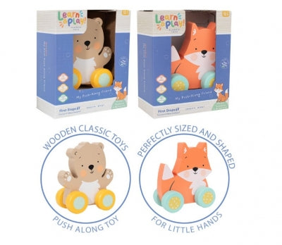 First Steps My Push Along Friend Wooden Toy