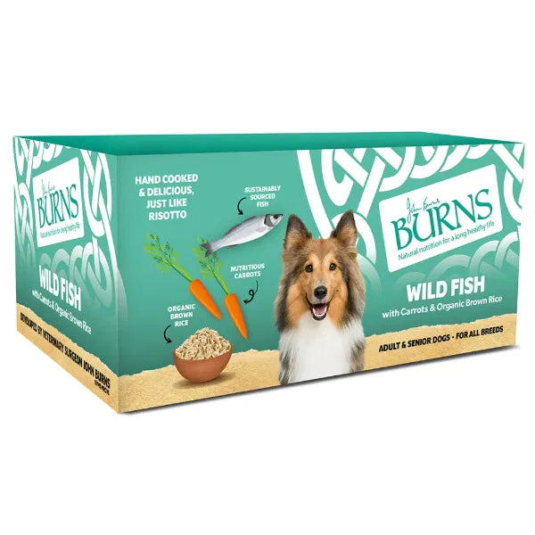 Burns Fish Veg & Brown Rice 12 Pack 150g