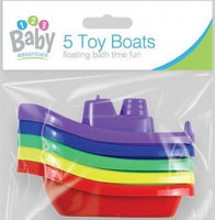 Bath Time Boats 5 Pack