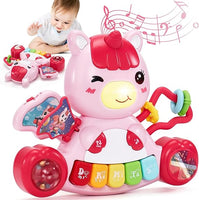 hahaland Baby Musical Toy 3 Months Baby Toys 6 to 12 Months Baby Girls Toys for 1 Year Old Girls Activity Early Learning Educational Toys