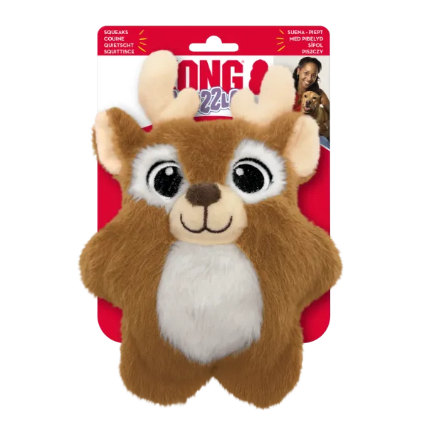 KONG Holiday Snuzzles Reindeer Medium