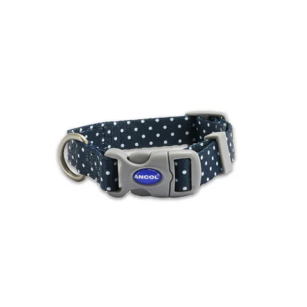 Polka Dot Patterned Collar Small 1-2 (20-30cm)