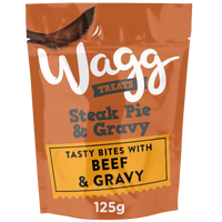 Wagg Steak Pie with Gravy Treats 125g