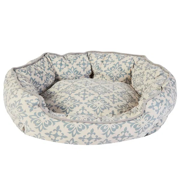 Dream paws Scalloped Pet Bed Extra Large Grey
