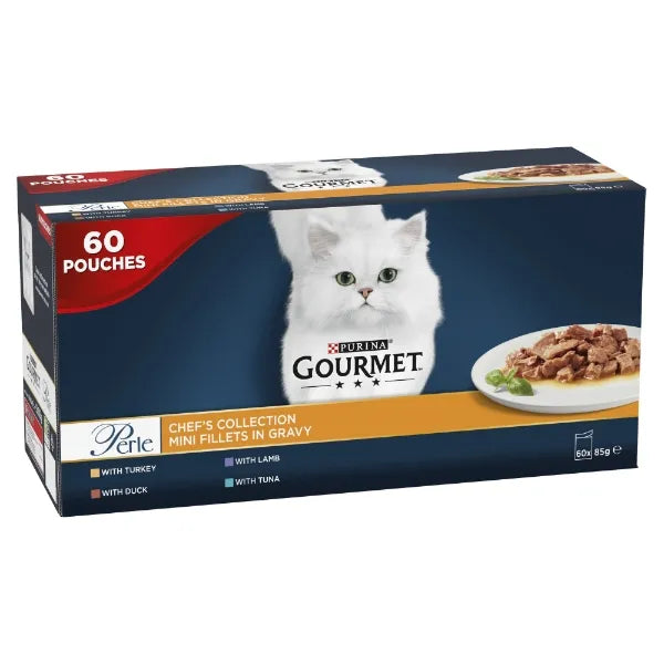 Gourmet Perle Chef's Collection in Gravy Wet Cat Food