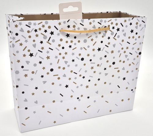 GIFTMAKER MEDIUM GIFT BAG - MIXED METALLIC CONFETTI (Copy)
