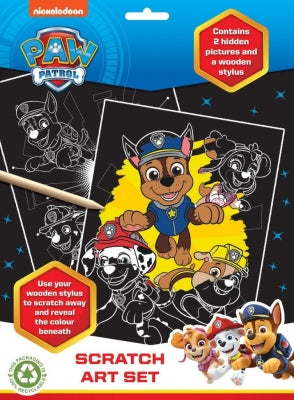 PAW PATROL SCRATCH ART SET