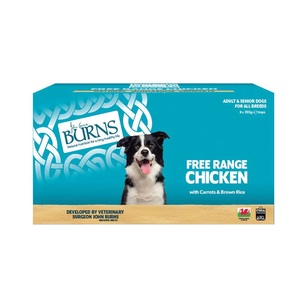 Burns Free Range Chicken with Carrots &  Brown Rice 395g