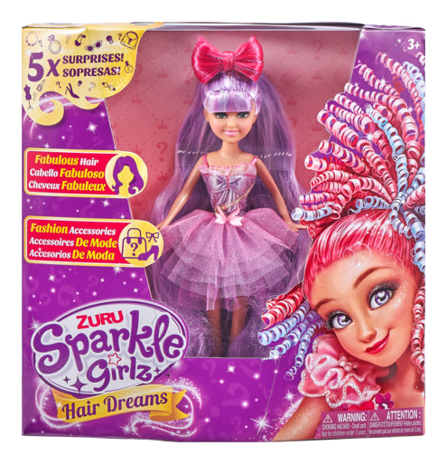 Sparkle Girlz 10.5in Hair Dreams Window Box