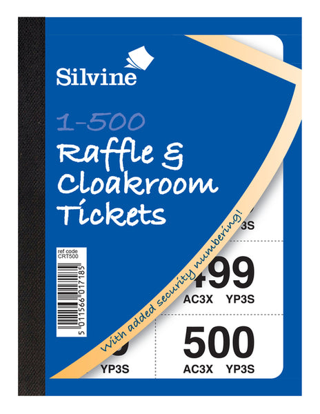1-500 Silvine Raffle tickets